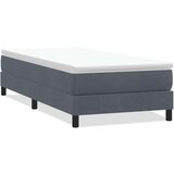 Box Spring krevet bez madraca tamno sivi 80x210 cm samt | shoptok.hr