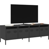 vidaXL TV ormarić crni 135x39x43,5 cm hladno valjani čelik Cijene