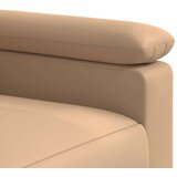  Set sofe 3 pcs Boja cappuccina Umjetna koža - Boja cappuccina 1-sjedalna + 2-sjedalna (140 cm) + 3-sjedalna | shoptok.hr