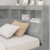  Skladišno uzglavlje Betonski sivi 90 cm Konstruirano drvo | shoptok.hr