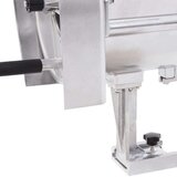 vidaXL Ročni rezalnik za zelenjavo srebrn 22x44,5 cm aluminij | Shoptok.si