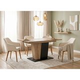 MID.YOU JEDILNA MIZA, antracit, barve hrasta | Shoptok.si