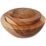 Zdjela za voće JEPARA 2 kom. Tamnije smeđi teak | shoptok.hr