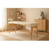 ModernHome drveni stol za masažu i rehabilitaciju – sklopivi, 2 dijela, s koferom i torbom | shoptok.hr