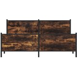  Metalni okvir kreveta bez madraca boja hrasta 193x203 cm | shoptok.hr
