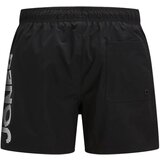 Jack & Jones Muški kupaći Swim Splice Logo Akm Sn, Crni | ePonuda.com