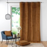 Douceur d intérieur Rjava zavesa iz rebrastega žameta 140x260 cm Casual – | Shoptok.si