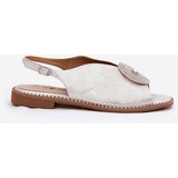 S. BARSKI Shiny Women's Sandals With Decorative Detail S.Barski | ePonuda.com