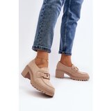VINCEZA Suede High Heel Shoes in Beige Finley | shoptok.hr