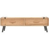 Furnova Omarica s predali trden les jelke 120x33x35 cm, (21924455) | Shoptok.si
