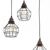 Lesnina XXXL ONLI - Luster na sajli SPIDER 3xE27/15W/230V crna/braon | Eponuda.com