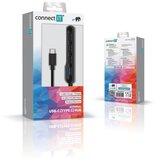 Connect IT CHU-5000-BK - USB-C hub 4 u 1 | Eponuda.com
