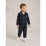 Sinsay Pamučni kombinezon kariranog uzorka s vezom soba | shoptok.hr
