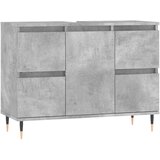 Maison Chic Kopalniška omarica - Kopalniški kabinet betonsko siva 80x33x60 cm inženirski les, (21794399) Cene