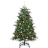 vidaXL Umestno božično drevo Zelena 150 cm PVC, kovina in plastika | Shoptok.si