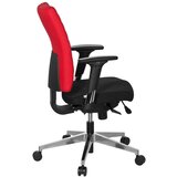 MID.YOU Vrtljiv Stol Pro-tec 350, Črna, Rdeča | Shoptok.si