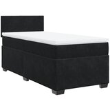 Maison Chic Box spring postelja - Vzmetna postelja z vzmetnico črna 90x200 cm žamet SL10446, (21883936) Cene