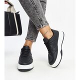 Gemre Black sneakers on a thicker sole Rafida | Shoptok.si