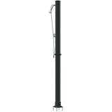  Vanjski solarni tuš 20 l PVC i aluminij Crna | shoptok.hr