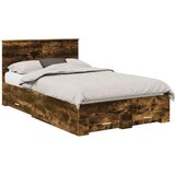  Konstrukcija postelje z vzglavjem Dimljeni oreh 120 x 200 cm, (5000103178) | Shoptok.si
