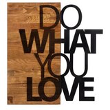 WALLXPERT dekorativni drveni zidni pribor do what you love | ePonuda.com