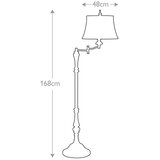  feiss fe-gibson-swfl - podna lampa gibson 1xE27/60W/230V | Eponuda.com