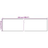 Balkonski zasloni 10 kom bijeli 255 x 19 cm od poliratana | Eponuda.com