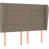  Box spring postelja z vzmetnico taupe 140x190 cm blago, (20893754) | Shoptok.si