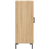 vidaXL Komoda sonoma hrast 34,5x34x90 cm inženirski les | Shoptok.si