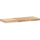  Plutajuće police 4 kom 80x30x4 cm Neobrađeno puno drvo akacije | Shoptok.si