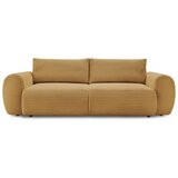 Bobochic Paris Senf žuta sklopiva sofa od samta 257 cm Lucien – | shoptok.hr