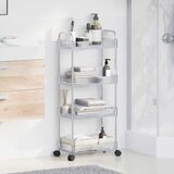 vidaXL Kolica za pohranu 4 nivoa prozirna 37x28x95 cm akril | shoptok.hr