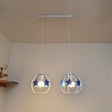  Dečji luster na sajli STARS 2xE27/15W/230V plava/bela | Eponuda.com