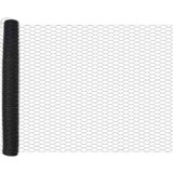  Stup za ogradu Siva 100 x 1 4 m (36 mm mreža) Čelik i PVC | shoptok.hr