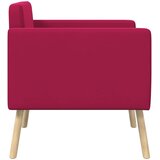  Ukrasna fotelja Vinska crvena Baršun | shoptok.hr