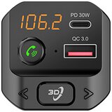 X Wave BT 25 FM transmiter za kola,Bluetooth,LED,USB,TF,3D Surround,PD20W+QC3.0 brzo punjenje,30W | ePonuda.com