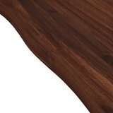  Stol za blagovanje s prirodnim rubom 160 x 70 x 75 cm | shoptok.hr