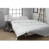 Blanket Pom Pom, 150x200cm, krem