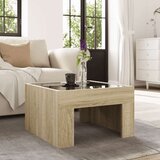vidaXL Stolić s beskonačnim LED svjetlima boja hrasta 50x50x30 cm | shoptok.hr