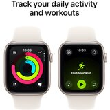 Apple watch se 3 gps 44mm m/l MEHJ4ZR/A aluminijasto ohišje polarni sijaj trak športni polarni sijaj | Shoptok.si