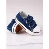 VICO children's sneakers with velcro fastening navy blue Cene