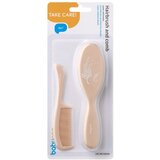 BabyOno Krtača in glavnik za lase - supersoft, bež | Shoptok.si