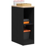  Garažni ormar za odlaganje crni 30x51x85 cm masivne borovine | shoptok.hr
