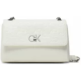 Calvin Klein Ročna torba Re-Lock Ew Cony Crossbody-Emb Mn K60K610919 Écru