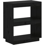 Ormarić za knjige Crna 60x35x71 cm od masivne borovine | shoptok.hr