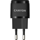 Canyon H-20-05, PD 20W Input: 100V-240V, Output: 1 port charge: USB-C:PD 20W (5V3A/9V2.22A/12V1.66A) , Eu plug, Over- Voltage , over-heated, over-current and short circuit protection Compliant with CE RoHs,ERP. Size: 68.5*29.2*29.4mm, 32.5g, Black - CNE- | Shoptok.si