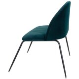 MID.YOU Stol Velvo, Barva Petroleja | Shoptok.si