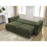 Bobochic Paris Zelena raztegljiva/s prostorom za shranjevanje sedežna garnitura 265 cm Ezechiel – | Shoptok.si