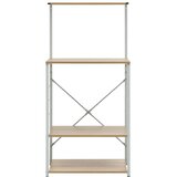  za mikrovalnu bijeli i hrast 60 x 39,6 x 123 cm drveni | shoptok.hr