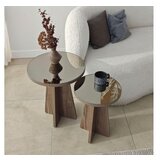 Hanah home Set bočnih stočića Luna 2 Bronzie Orah | Eponuda.com